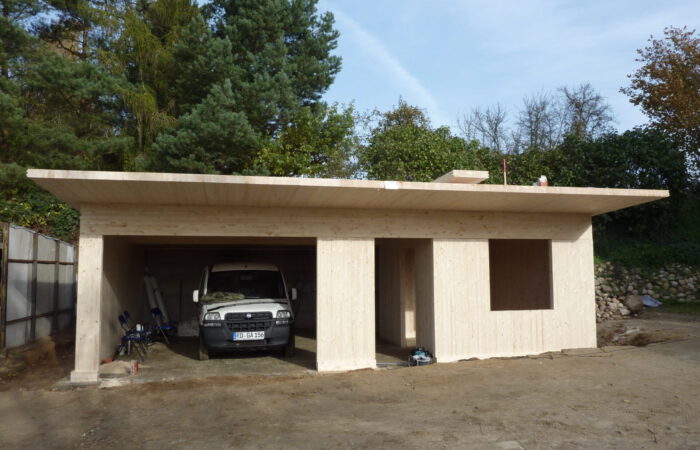 Garage in MTE-Bauweise